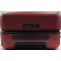 AWAY THE CARRY-ON RED HARD SHELL SUITCASE 21.7" x 14.4" x 9" 41L