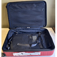 AWAY THE CARRY-ON RED HARD SHELL SUITCASE 21.7" x 14.4" x 9" 41L