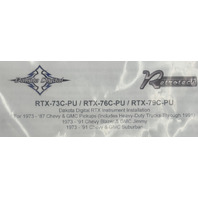 RETROTECH DAKOTA DIGITAL RTX-79C-PU-X DASHBOARD GAUGE KIT