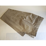 HUGO BOSS BECKHAM 50549196 TWO-PIECE SUIT VIRGIN WOOL SILK LINEN 36R LIGHT BEIGE