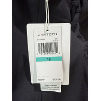 JANTZEN WOMEN'S ONE PIECE DOUBLE DARE LACE BACK CONTROL SWIMWEAR JZ24302M SZ 16