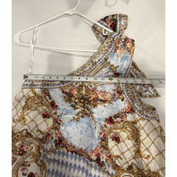 CAMILLA THRONE GAMES TIE ONE SHOULDER SHORT DRESS SZ XS/S RRP 759.00$ SDSE022