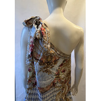 CAMILLA THRONE GAMES TIE ONE SHOULDER SHORT DRESS SZ M/L RRP 759.00$ SDSE022