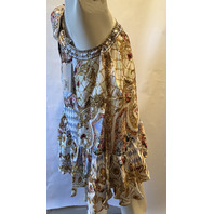 CAMILLA THRONE GAMES TIE ONE SHOULDER SHORT DRESS SZ XS/S RRP 759.00$ SDSE022