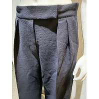 MAX MARA WOMEN'S WOOL SEERSUCKER TROUSER IN ULTRAMARINE SAMPLE MXM SECOLO SZ 8