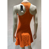 ADIDAS WOMEN'S CLIMACOOL TENNIS DRESS PRO IN PURE ORANGE KE6105 205 SIZE MEDIUM