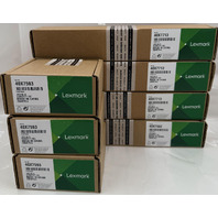 LEXMARK GEUNINE LOT OF 3X 40X7593 3X 40X7713 1X 40X7582 PICK & SEPARATOR ROLLERS