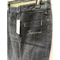 JACQUEMES WOMEN'S DE-NIMES DENIM PENCIL SKIRT IN DARK NAVY 251DE070-1782 SIZE 27