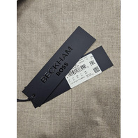 HUGO BOSS BECKHAM 50549196 TWO-PIECE SUIT VIRGIN WOOL SILK LINEN 44R LIGHT BEIGE