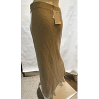 MAX MARA WOMEN'S ARGYLE CASHMERE YARN SKIRT SAMPLE BEIGE MXPSALUBRE SZ M MEDIUM