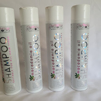 LOT OF 4 - EASILOCKS MACADAMIA OIL SHAMPOO 200215 300ML BOTTLES