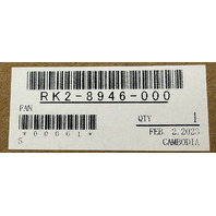 HP GENUINE RK2-8946-000 RK2-8946-000CN FAN LASERJET MANAGED FAN