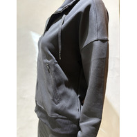 ON CLOUD RUNNING WOMEN'S ZIPPED HOODIE SIZE SMALL S COLOR BLACK 1WE11800553 NEW