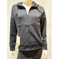 ON CLOUD RUNNING WOMEN'S ZIPPED HOODIE SIZE SMALL S COLOR BLACK 1WE11800553 NEW