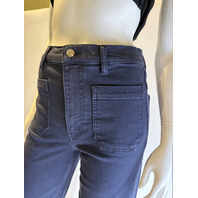 FRAME THE ANCHOR PANT IN NAVY RAW FRAY EDGE SIZE 27 2011RF238 NWT $298