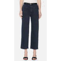 FRAME THE ANCHOR PANT IN NAVY RAW FRAY EDGE SIZE 27 2011RF238 NWT $298