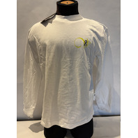 ON RUNNING MEN'S CLUB LONG T- GRAPHIC SZ SMALL S COLOR WHITE/MULTI 1MF11850069