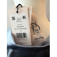 CINQ A SEPT 5A7 WOMEN'S FIONA TOP IN BLUE HYDRANGEA SIZE MEDIUM ZW16161468Z