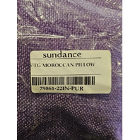 SUNDANCE 79861-221IN-PUR VTG MOROCCAN PILLOW PURPLE