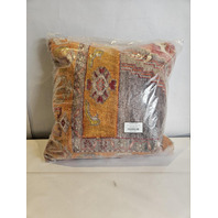 SUNDANCE 86461-20IN VTG VINTAGE ALANYA KNOTTED PILLOW (FG) YELLOW