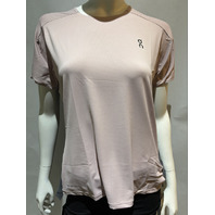 ON RUNNING WOMEN'S PERFORMANCE-T SHIRT SMALL S COLOR MAUVE/ECLIPSE 1WE10313460