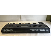 YAMAHA MONTAGE 6 61-KEY SYNTHESIZER WORKSTATION KEYBOARD BLACK