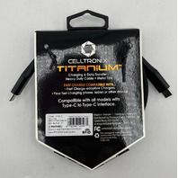 LOT OF 4 CELLTRONIX TITANIUM  TTNM TYPE C TO C CABLE 6FT FAST CHARGING