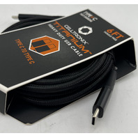 LOT OF 4 CELLTRONIX TITANIUM  TTNM TYPE C TO C CABLE 6FT FAST CHARGING