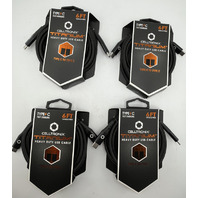 LOT OF 4 CELLTRONIX TITANIUM  TTNM TYPE C TO C CABLE 6FT FAST CHARGING