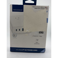 INSIGNIA USB-C CHARGER 100 W 4-PORT USB AND USB-C DESKTOP CHARGER KIT