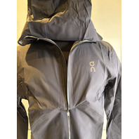 ON RUNNING MEN'S WATERPROOF ANORAK SIZE MEDIUM M COLOR BLACK 1MD10110553