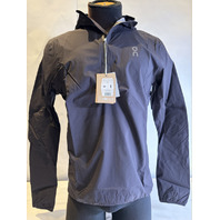 ON RUNNING MEN'S WATERPROOF ANORAK SIZE MEDIUM M COLOR BLACK 1MD10110553
