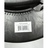 LOT OF 3 PLASTIC PRINCE P575-01029 18" BLACK ROUND TRASH CAN DOLLY 18X18X6"