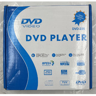 DVD VIDEO DIGITAL DVD PLAYER DVD-225 W USB INPUT COLOR BLACK