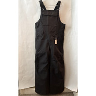 DRAVUS MEN'S BALLINGER 3L BIB SNOWBOARD PANTS IN BLACK D2451425001A SZ MEDIUM