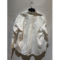 MAX MARA WOMEN'S COTTON OXFORD BUTTON DOWN SHIRT WHITE SAMPLE SMM ADELE SZ 8 NWT