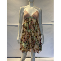 CAMILLA THE QUEENS QUARTERS BRALETTE DETAIL SHORT DRESS SZ S RRP $850 SDSC121