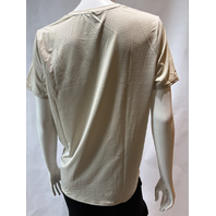 ON RUNNING WOMEN'S CORE-T SHIRT SIZE LARGE L COLOR SAND 1WE10582962 NEW