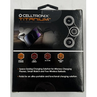 LOT OF 2 CELLTRONIX TITANIUM CTX 3-IN-1 WIRELESS CHARGING STAND