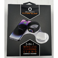 LOT OF 2 CELLTRONIX TITANIUM CTX 3-IN-1 WIRELESS CHARGING STAND