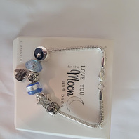 LOT of 18 - BEAD & CHARM THEMED BRACELETS UNBRANDED NEW