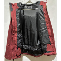 HELLY HANSEN/PRIMALOFT GRAVITY JACKET 65873-180-M MARS RED WATERPROOF SKI JACKET
