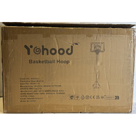 YOHOOD M021A-2 OUTDOOR 10' ADJUSTABLE PORTABLE BASKETBALL HOOP