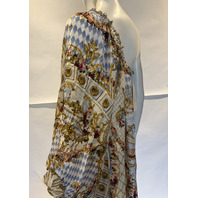 CAMILLA THRONE GAMES ONE SHOULDER DRESS W/ BLOUSON SLEEVE SZ M/L LDSE023 $1100