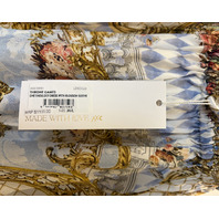 CAMILLA THRONE GAMES ONE SHOULDER DRESS W/ BLOUSON SLEEVE SZ M/L LDSE023 $1100