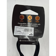 LOT OF 2 CELLTRONIX TITANIUM HEAVY DUTY USB A TO TYPE C CABLE LONGER 8'