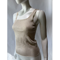 VERONICA BEARD WOMEN'S SQUARE NECK SANDA KIT TANK KHAKI 2603KS1491058 SZ SMALL