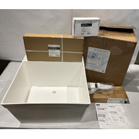 TEHILA 2507 19G WALL-MOUNTED ULTILITY SINK KIT BLACK FINISH PULL DOWN FAUCET