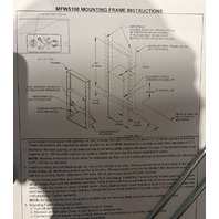 ELKAY MFWS100 MOUNTING FRAME FOR SINGLE STATION IN-WALL REFRIGERATION