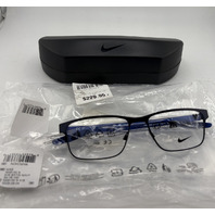 NIKE OPTICAL NIKE8130N 416 MEN'S GLASSES IN SATIN NAVY RACER BLUE 54-16-140